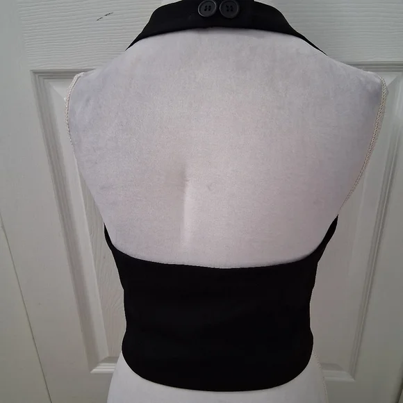 NWT Open Edit Black Halter Vest   Size M - Picture 7 of 14